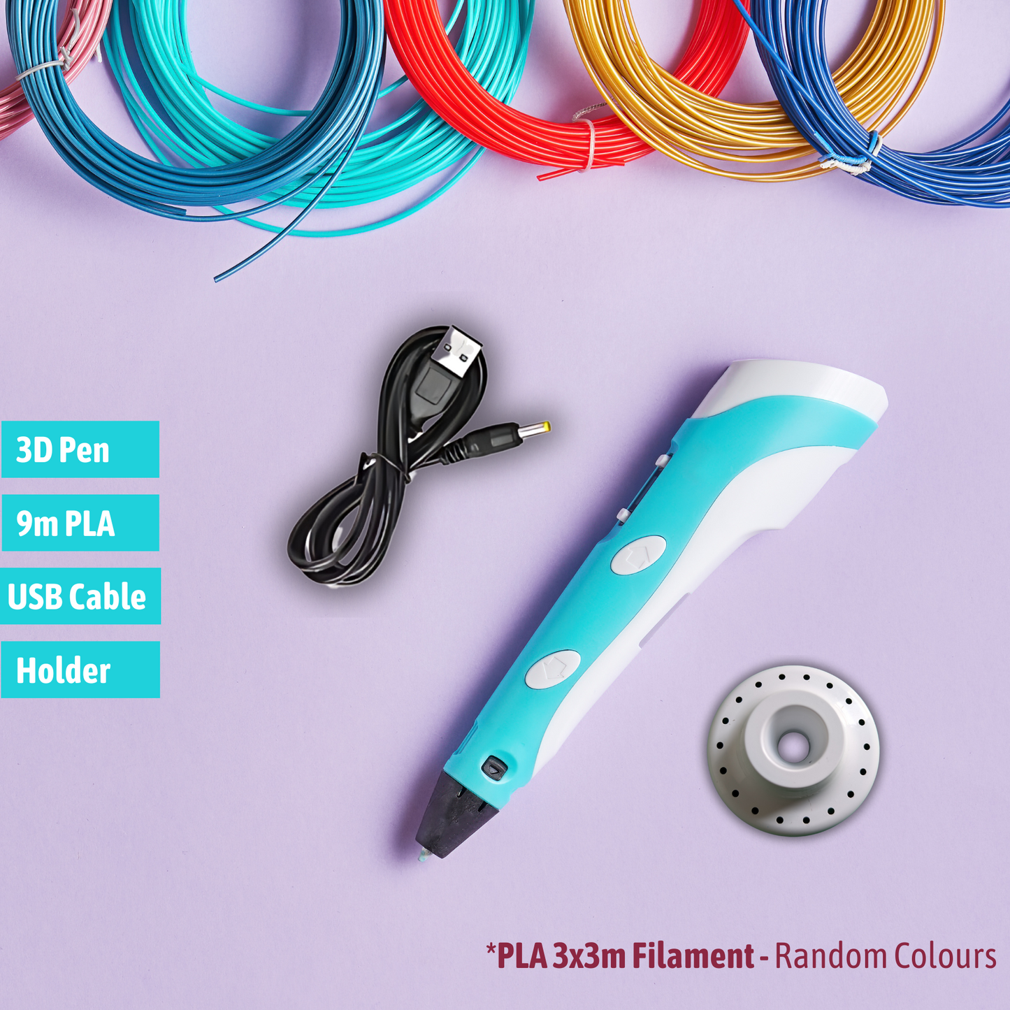 3D Pen + 9m Filament - Starter
