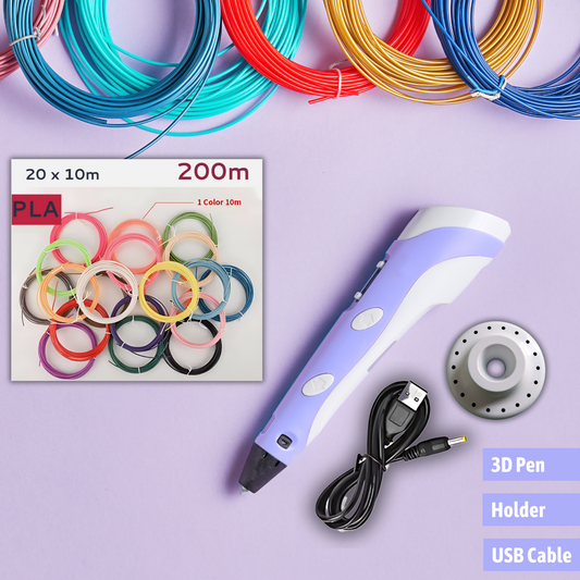 3D Pen + 200m Filament - Master